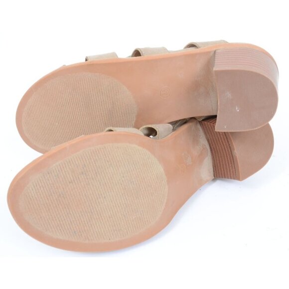 Torrid Women 7.5 WIDE Width Gladiator Lace Up Low Block Heels Sandals Vacay - Picture 8 of 9